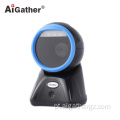 Leitor de código QR de desktop AiGather USB 1D 2D